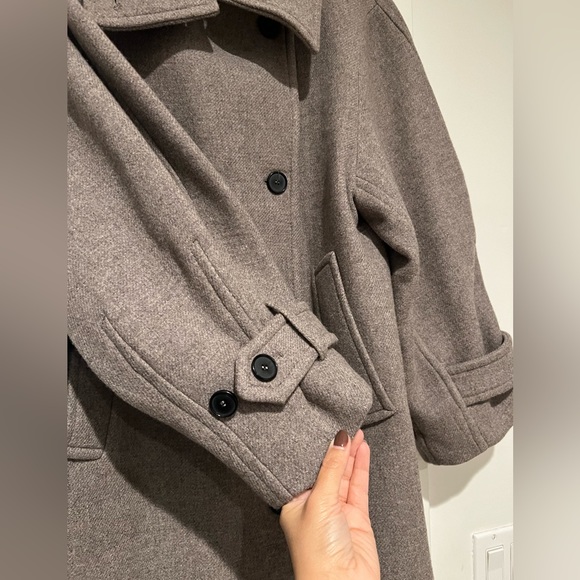 Zara Wool Blend Oversize Coat - Picture 14 of 14